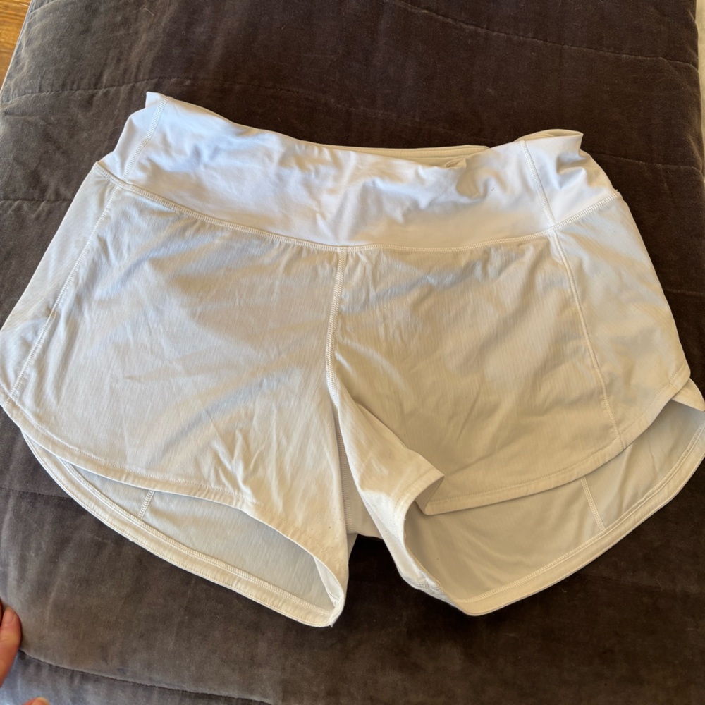 lululemon athletica White Athletic Shorts